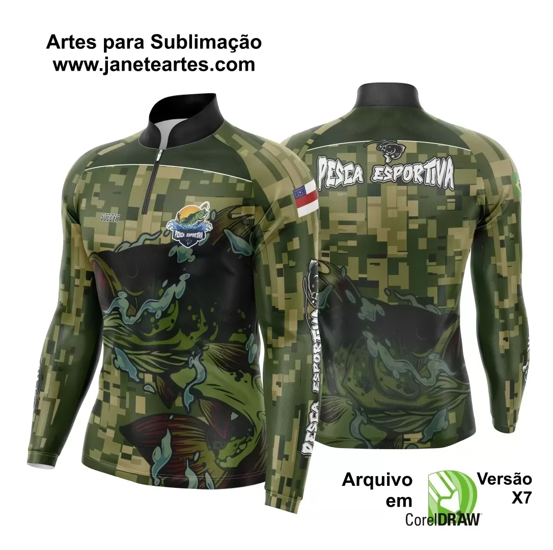 Arte Estampa - Camiseta de Pesca 2024 - 2025