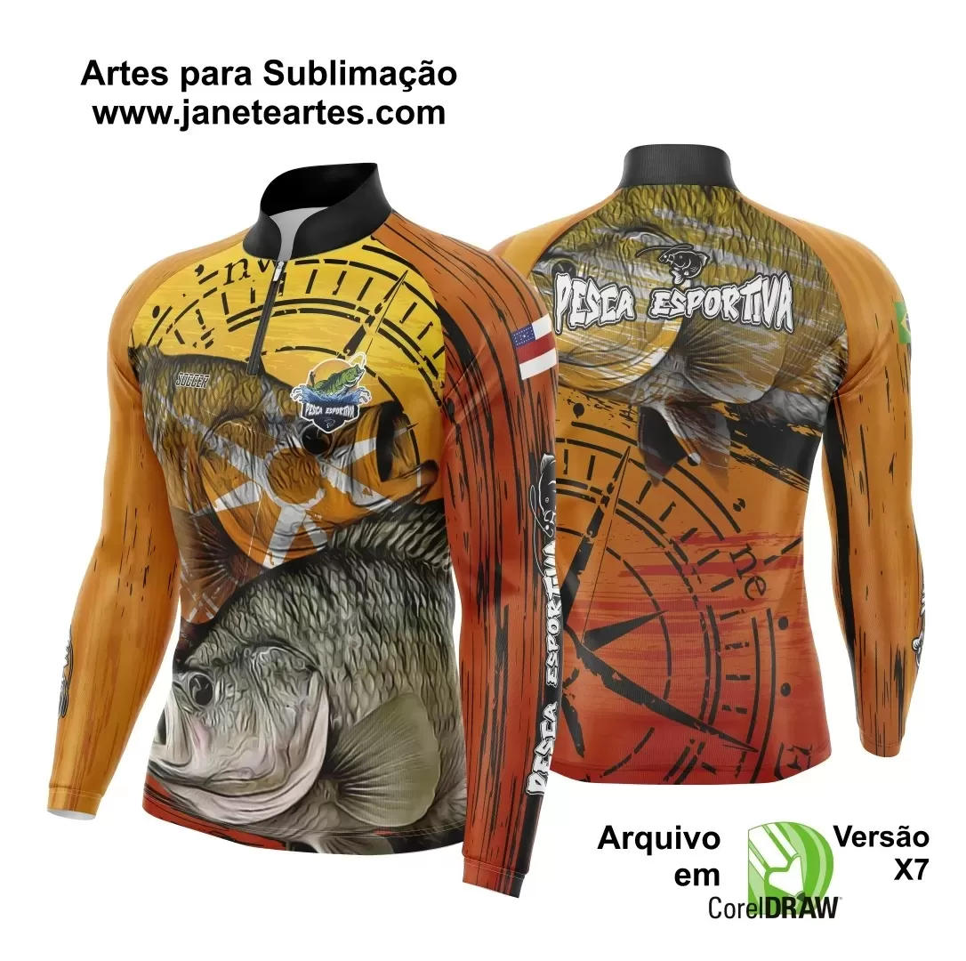 Arte Estampa - Camiseta de Pesca 2024 - 2025