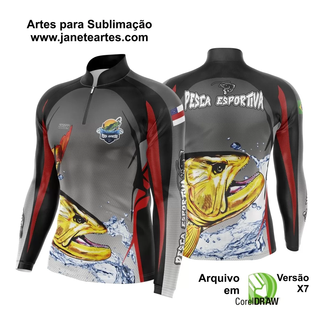 Arte Estampa - Camiseta de Pesca 2024 - 2025