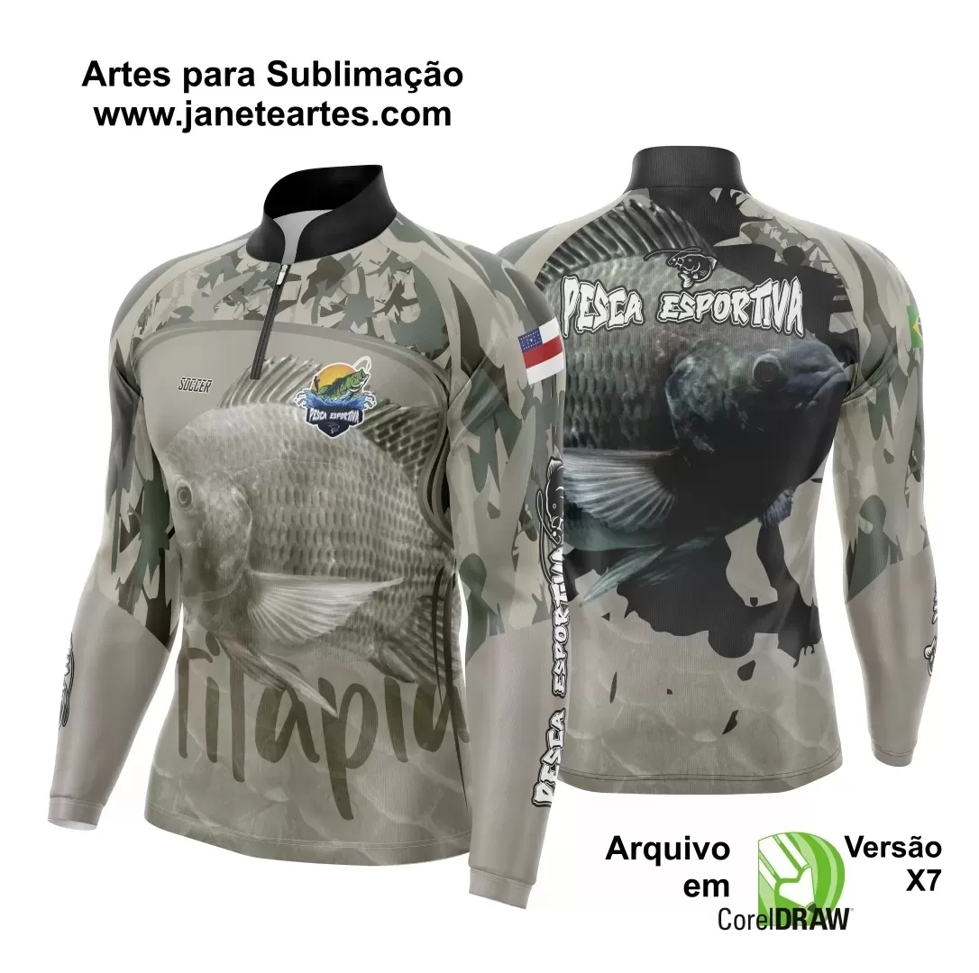 Arte Estampa - Camiseta de Pesca 2024 - 2025