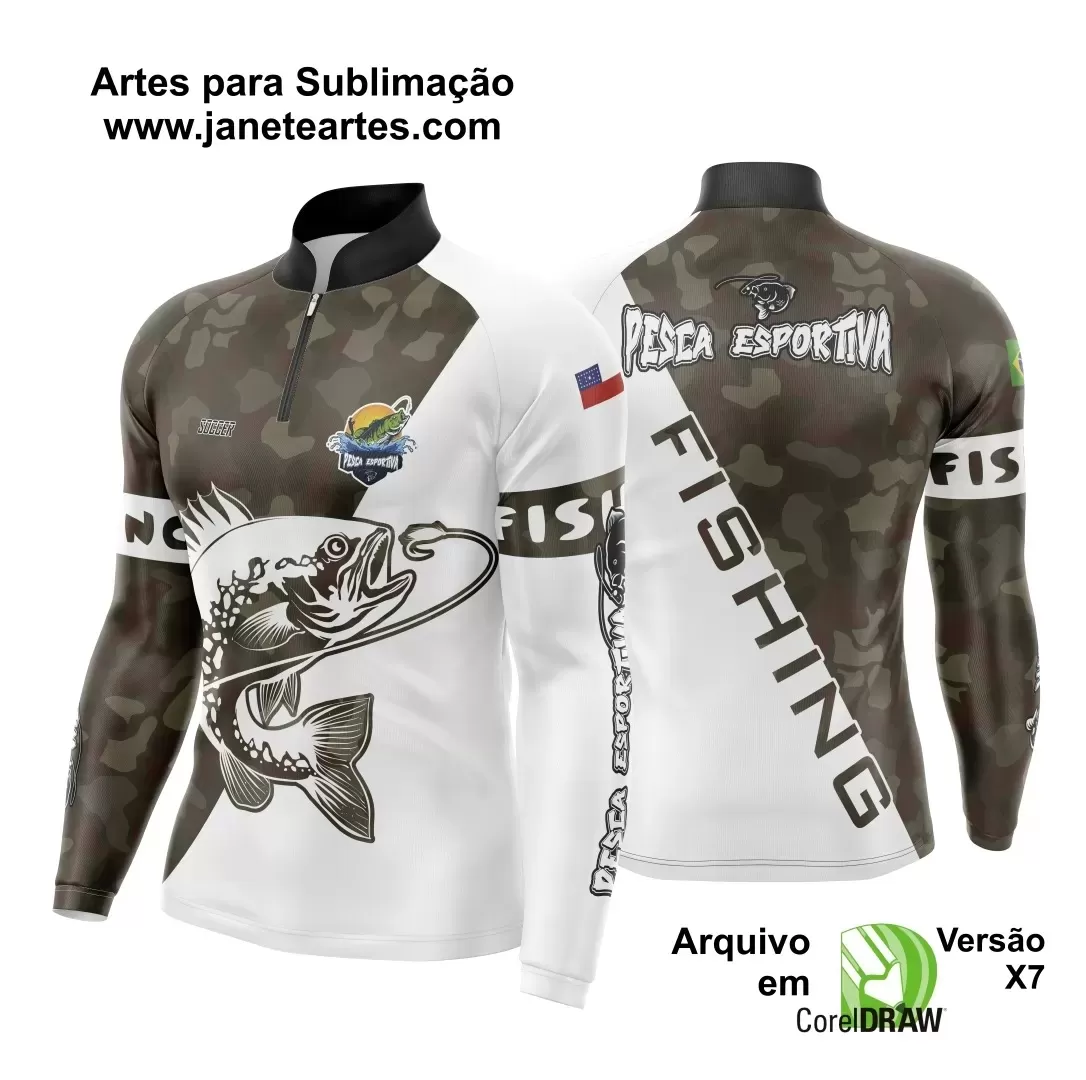 Arte Estampa - Camiseta de Pesca 2024 - 2025