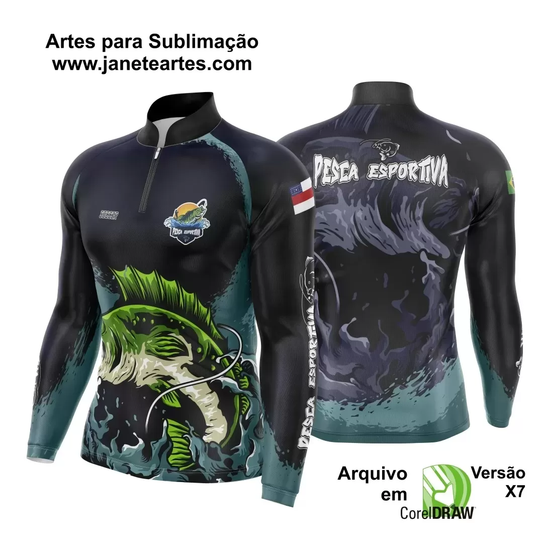 Arte Estampa - Camiseta de Pesca 2024 - 2025