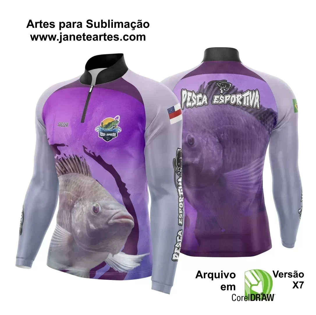 Arte Estampa - Camiseta de Pesca 2024 - 2025