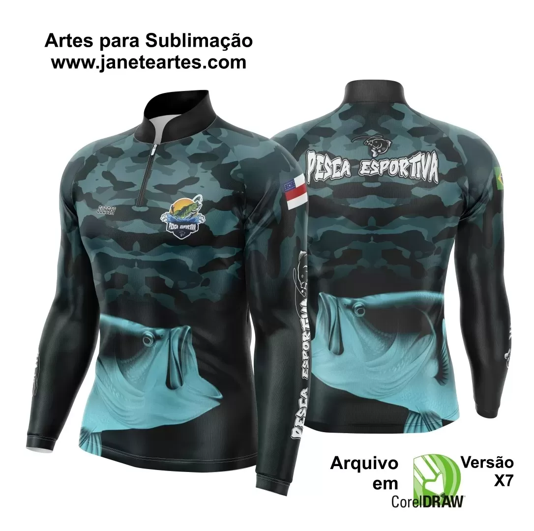 Arte Estampa - Camiseta de Pesca 2024 - 2025