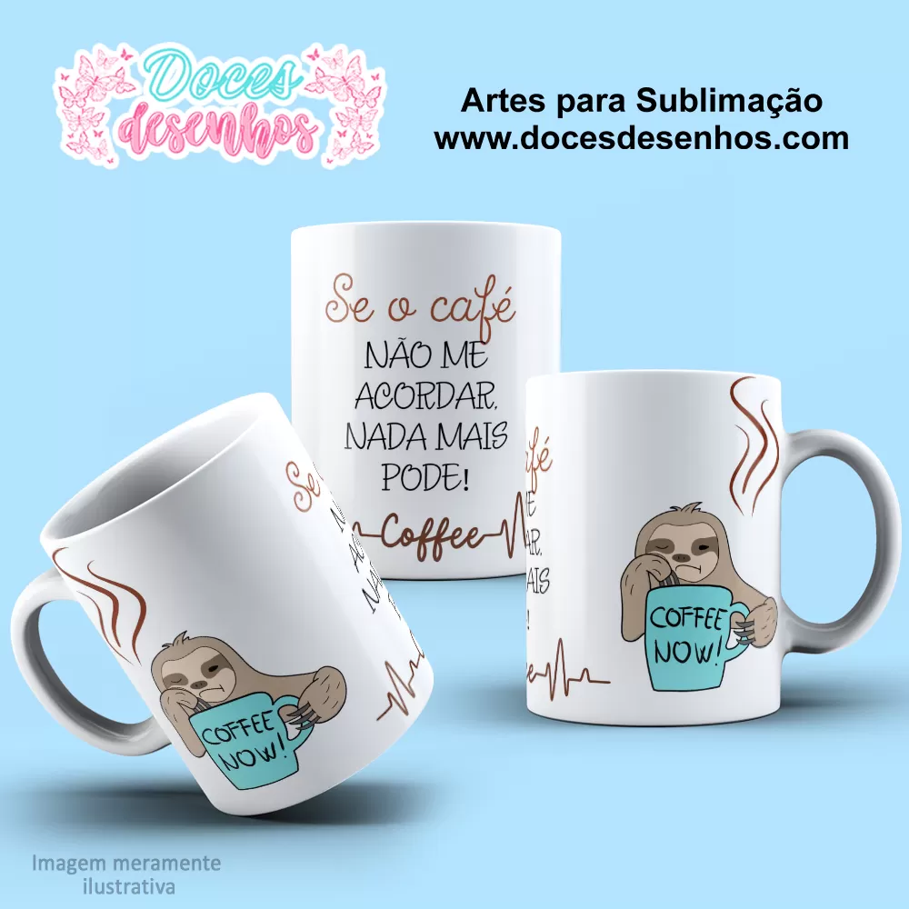 Arte Estampa Caneca - Café Agora - 2024 - 2025