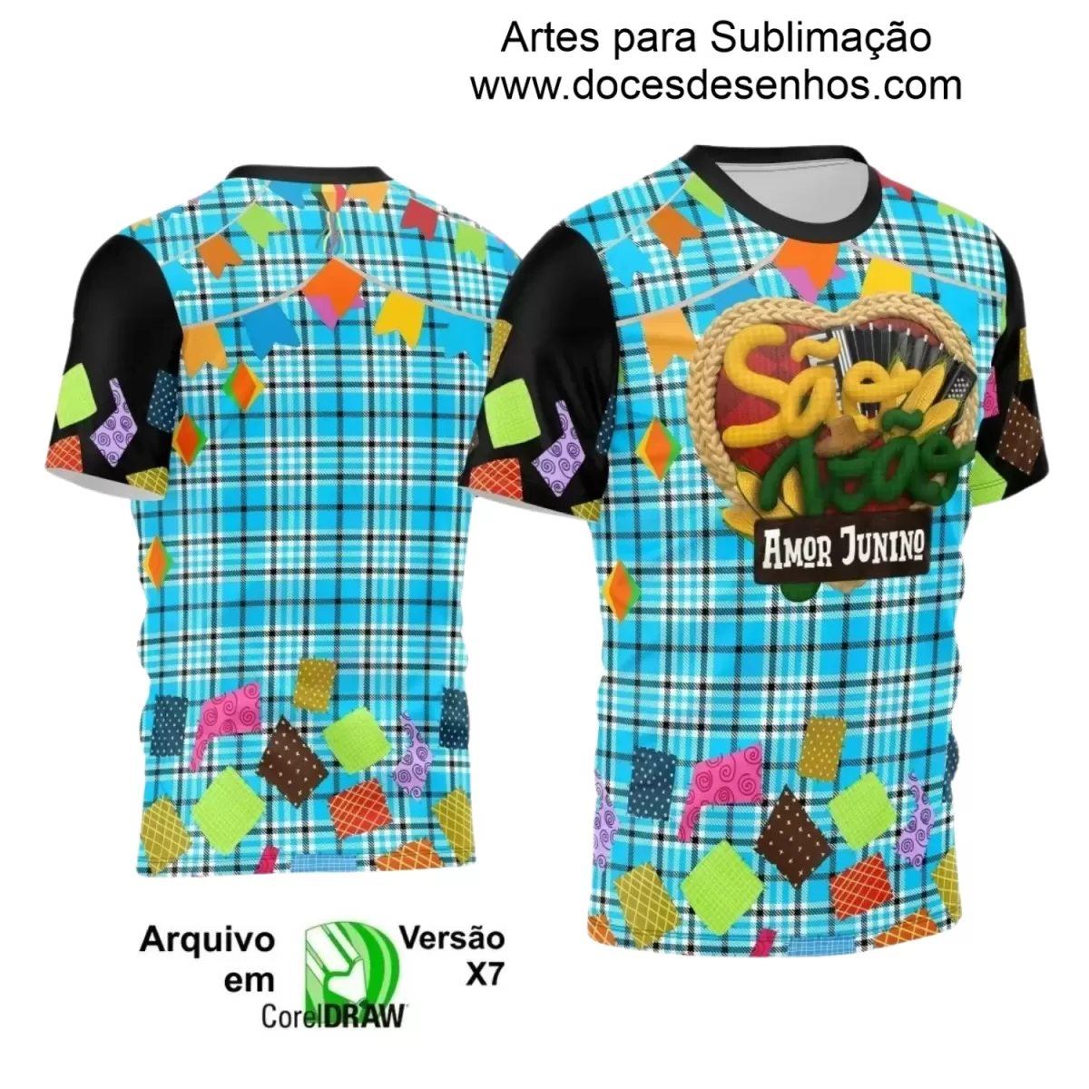 Arte Personalizada para Camisetas - São João - Arraiá - 2025