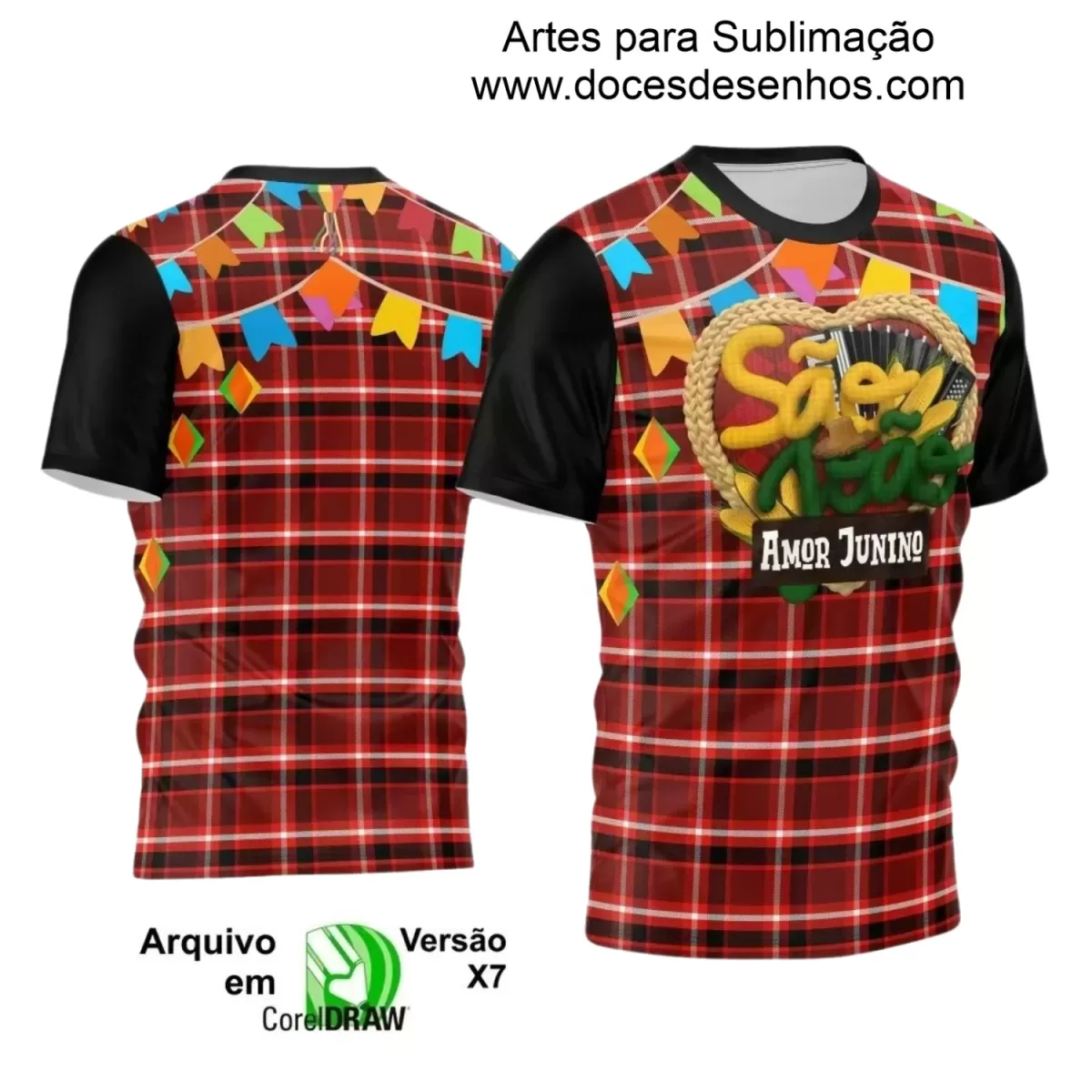 Arte Personalizada para Camisetas - São João - Arraiá - 2025