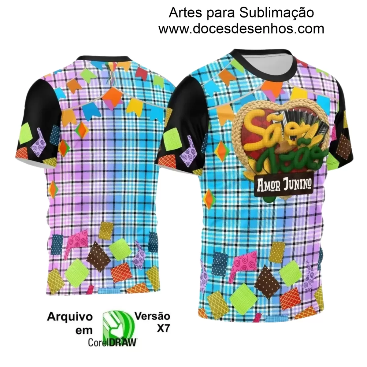 Arte Personalizada para Camisetas - São João - Arraiá - 2025