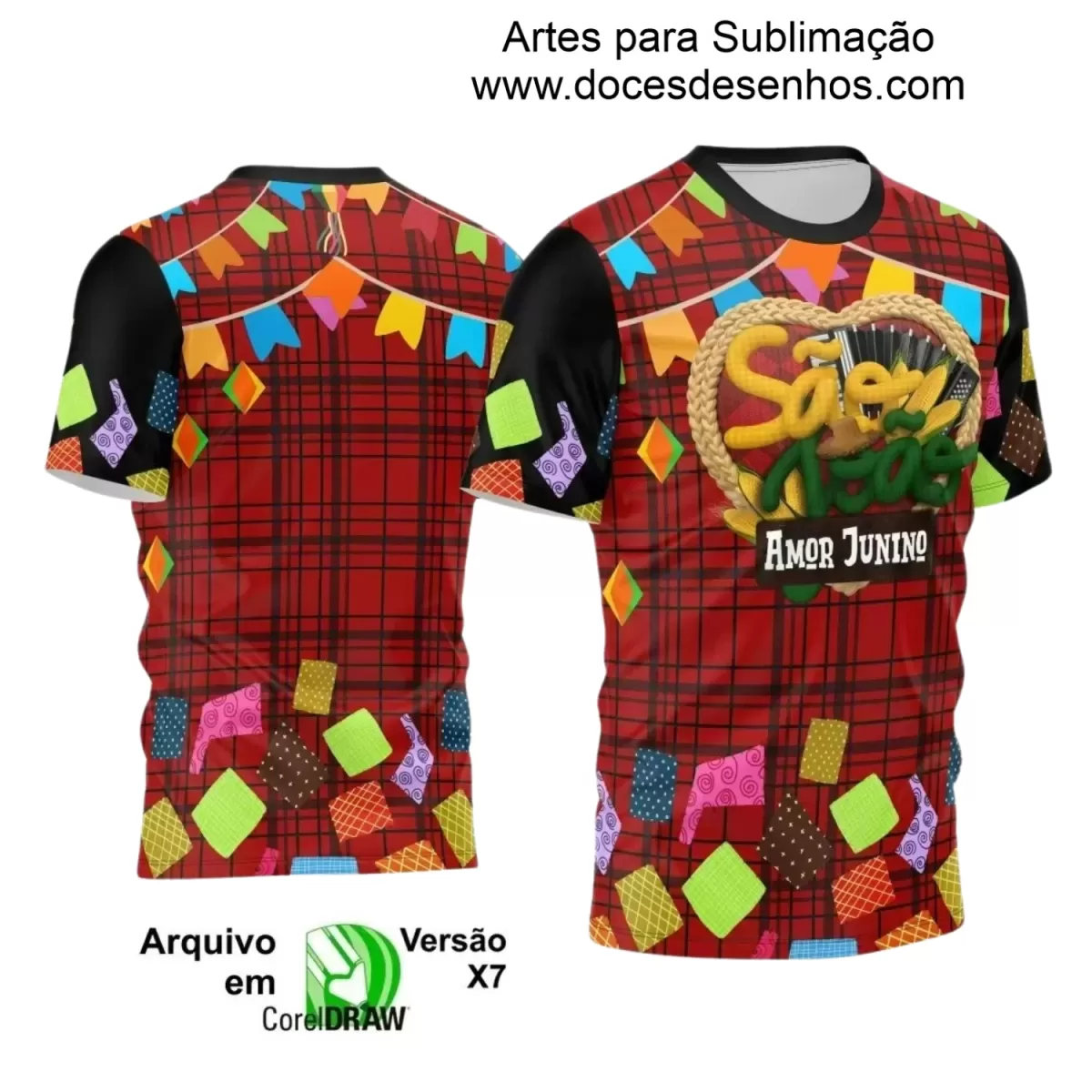 Arte Personalizada para Camisetas - São João - Arraiá - 2025