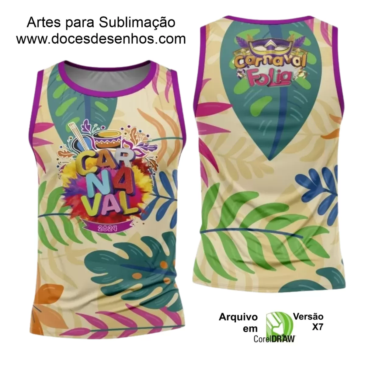 Arte Uniforme Camisa - Bloco Abadá Sublimação Carnaval 2024 - 2025