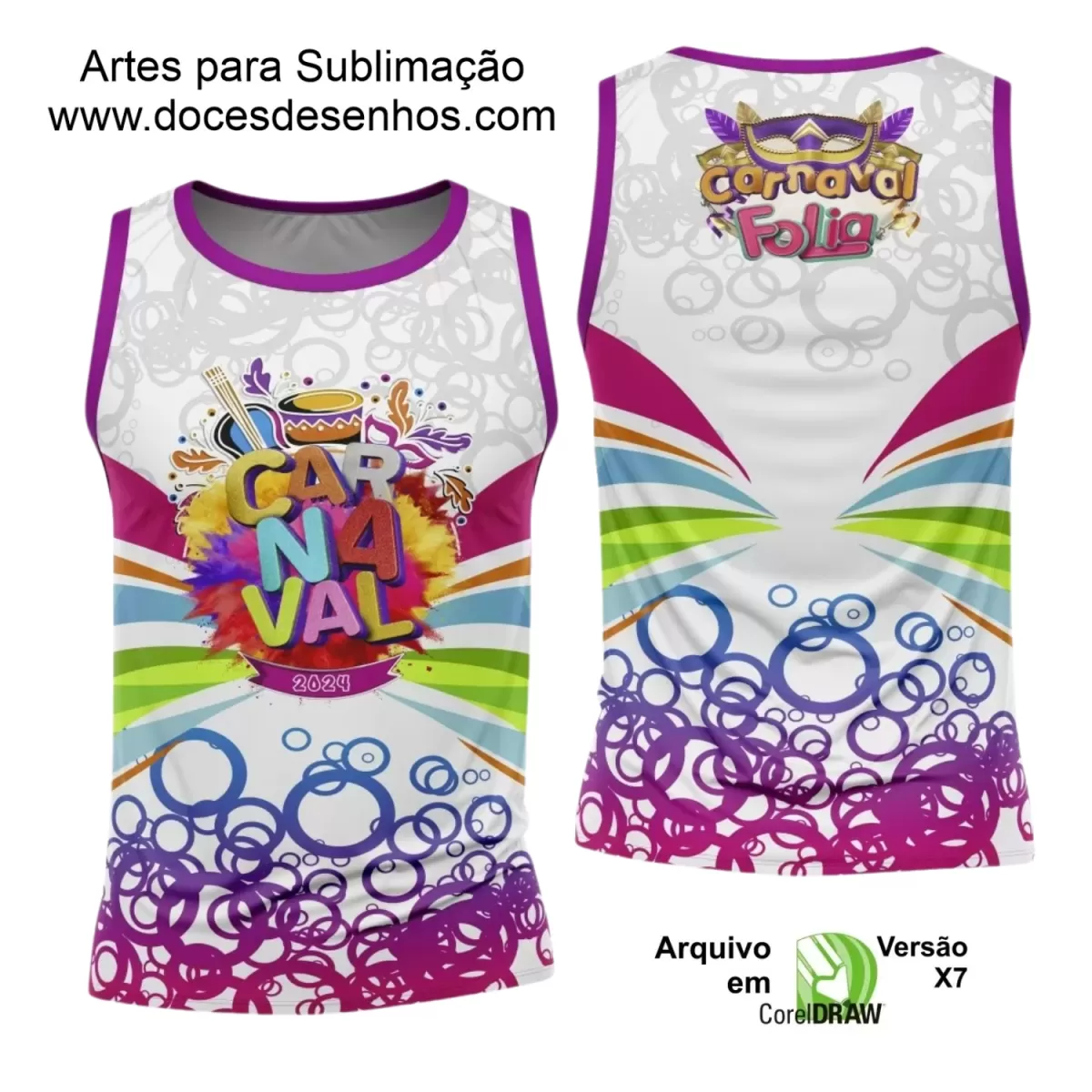 Arte Uniforme Camisa - Bloco Abadá Sublimação Carnaval 2024 - 2025