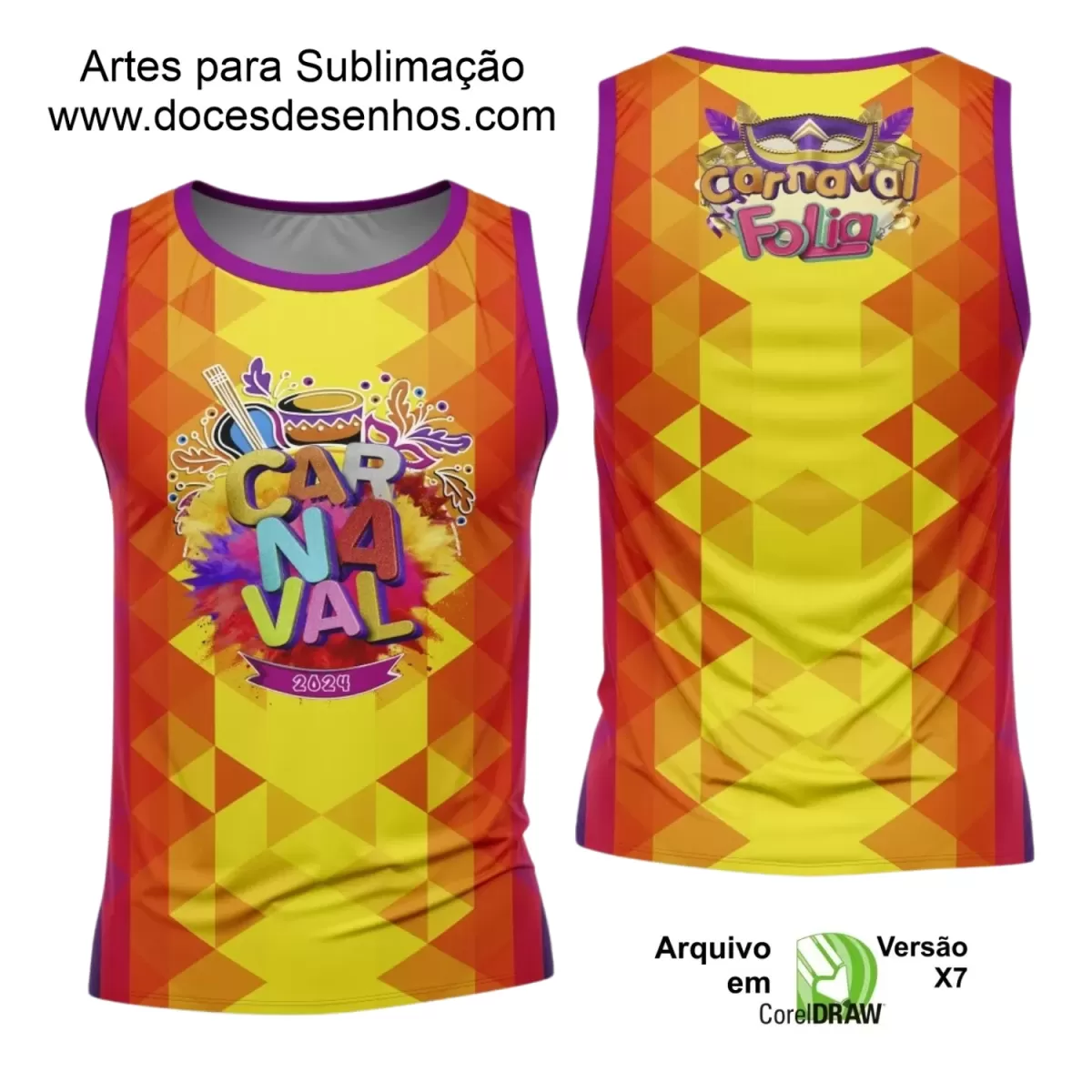 Arte Uniforme Camisa - Bloco Abadá Sublimação Carnaval 2024 - 2025