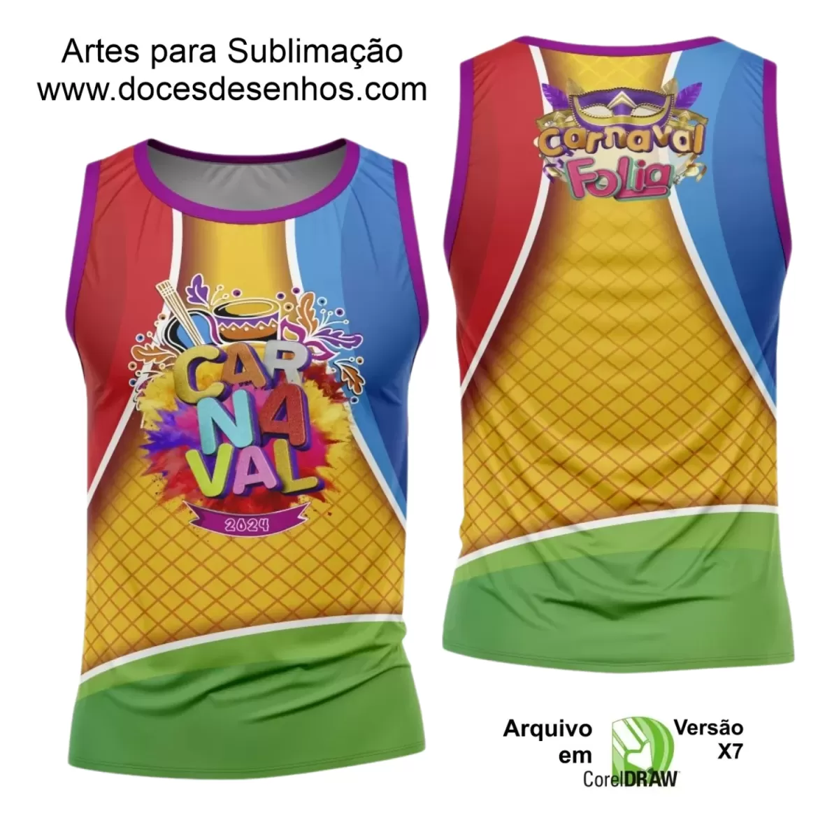 Arte Uniforme Camisa - Bloco Abadá Sublimação Carnaval 2024 - 2025