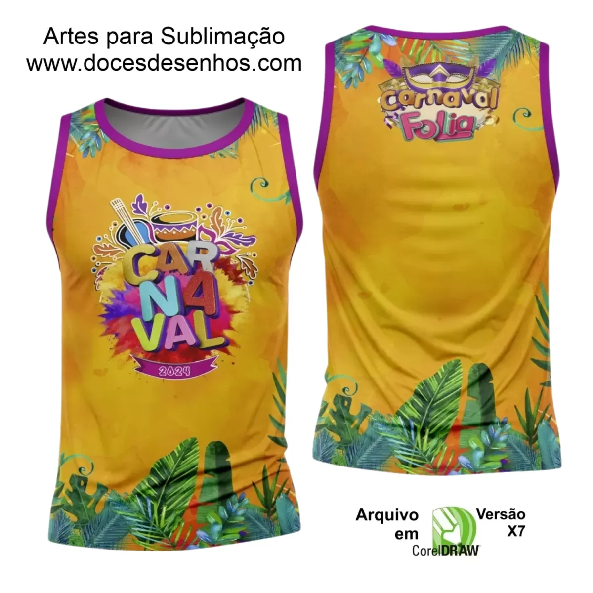 Arte Uniforme Camisa - Bloco Abadá Sublimação Carnaval 2024 - 2025