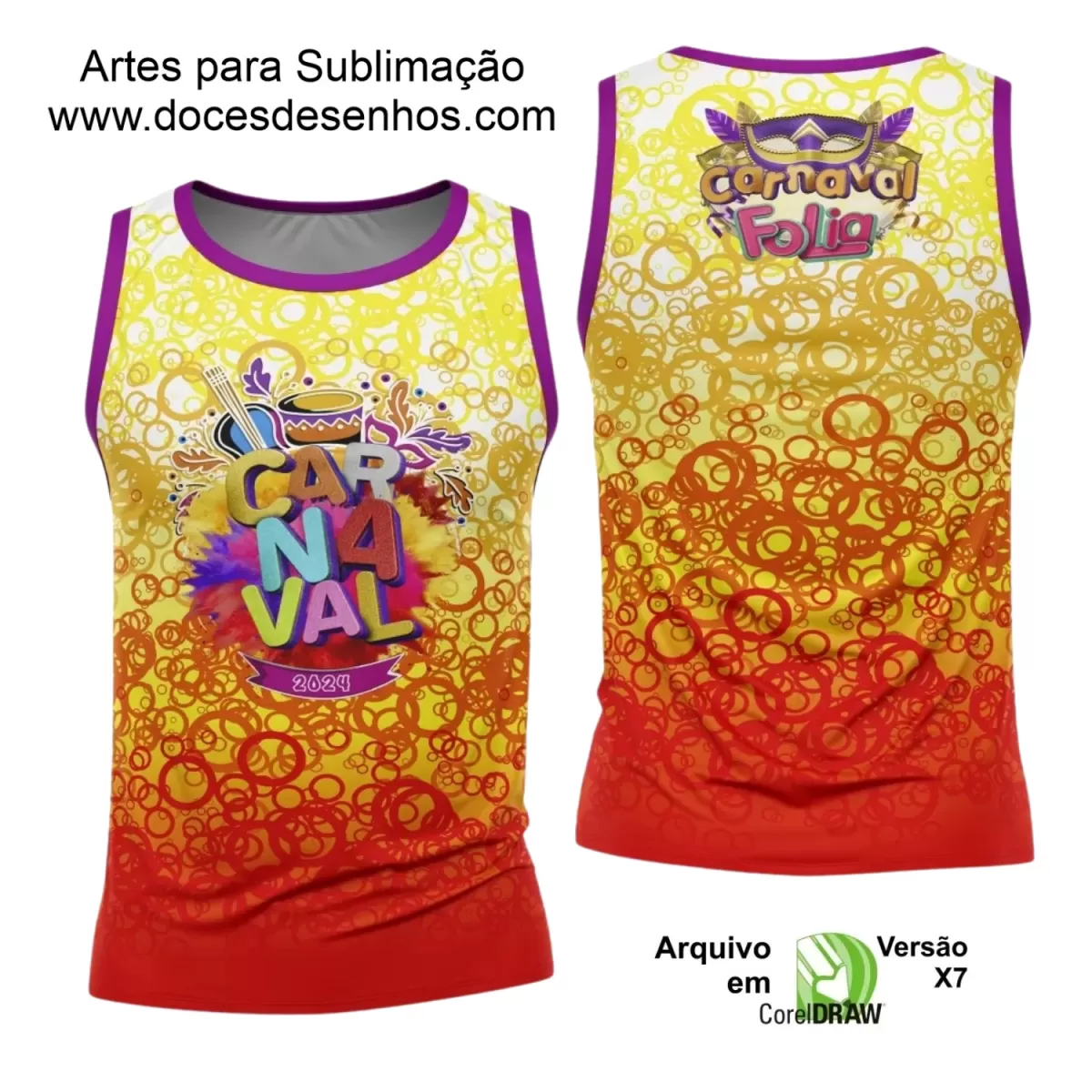 Arte Uniforme Camisa - Bloco Abadá Sublimação Carnaval 2024 - 2025