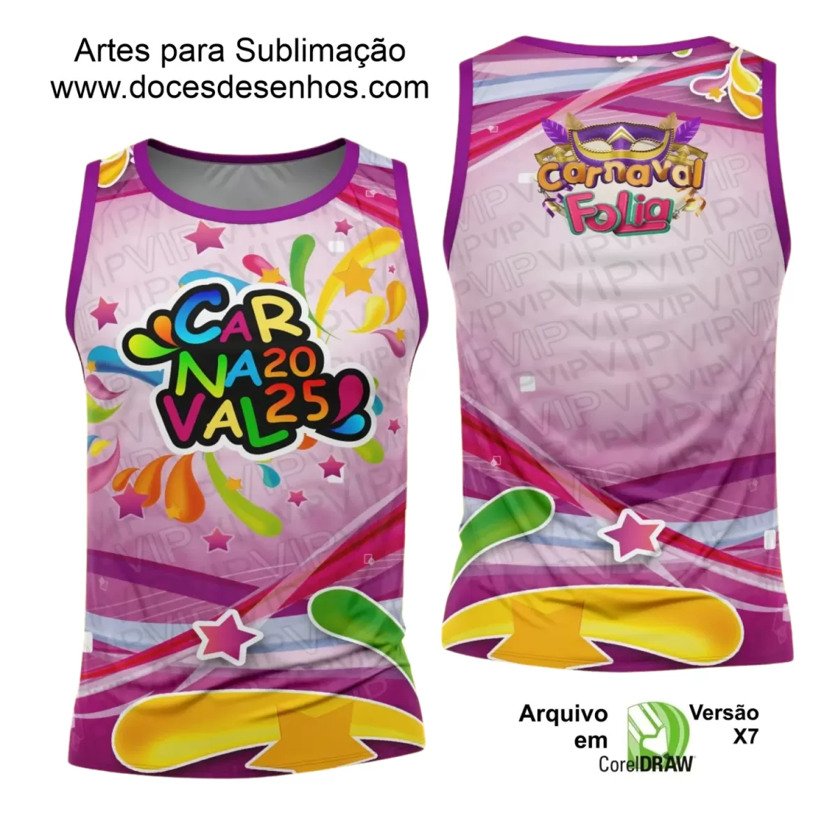 Arte Uniforme Camisa - Bloco Abadá Sublimação Carnaval - 2025