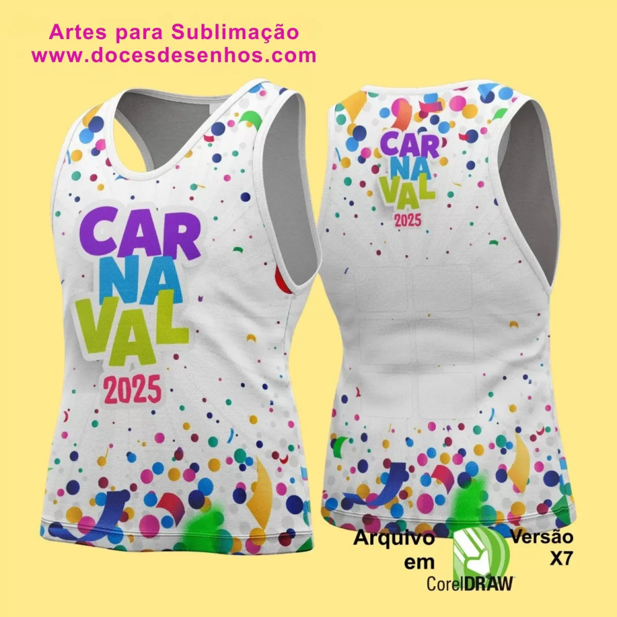 Arte Uniforme Camisa - Bloco Abadá Sublimação Carnaval - 2025