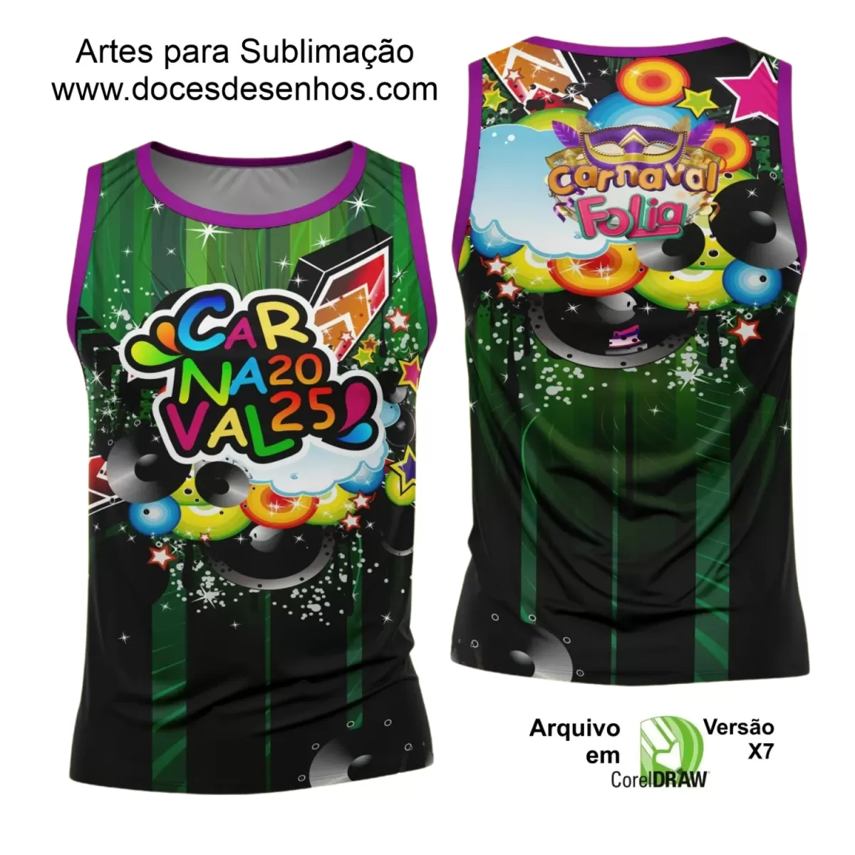 Arte Uniforme Camisa - Bloco Abadá Sublimação Carnaval - 2025