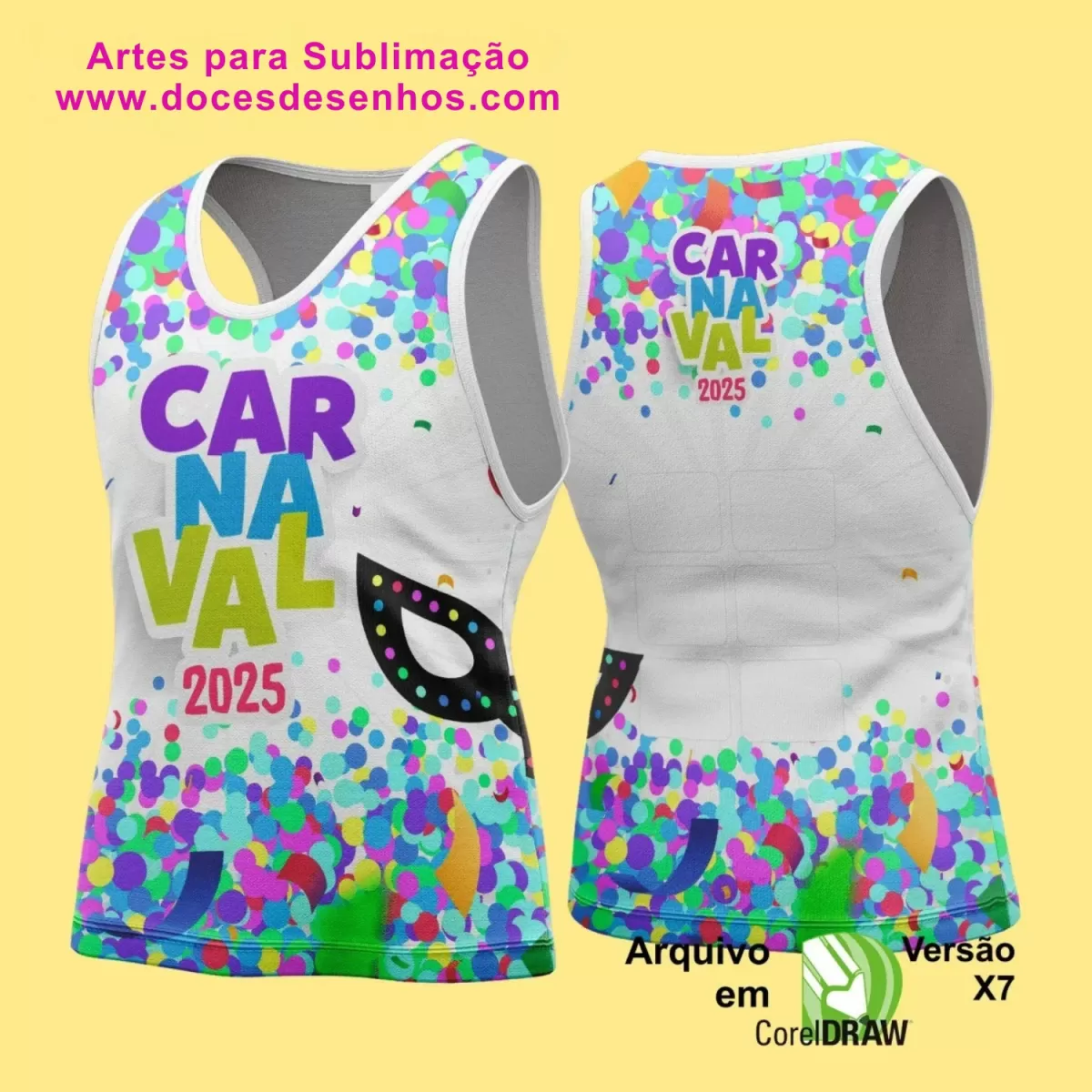 Arte Uniforme Camisa - Bloco Abadá Sublimação Carnaval - 2025