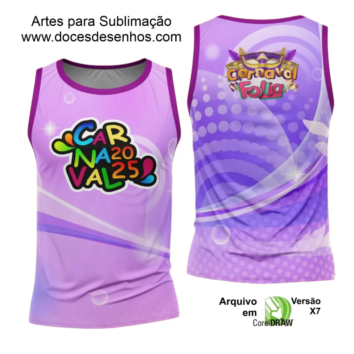 Arte Uniforme Camisa - Bloco Abadá Sublimação Carnaval - 2025