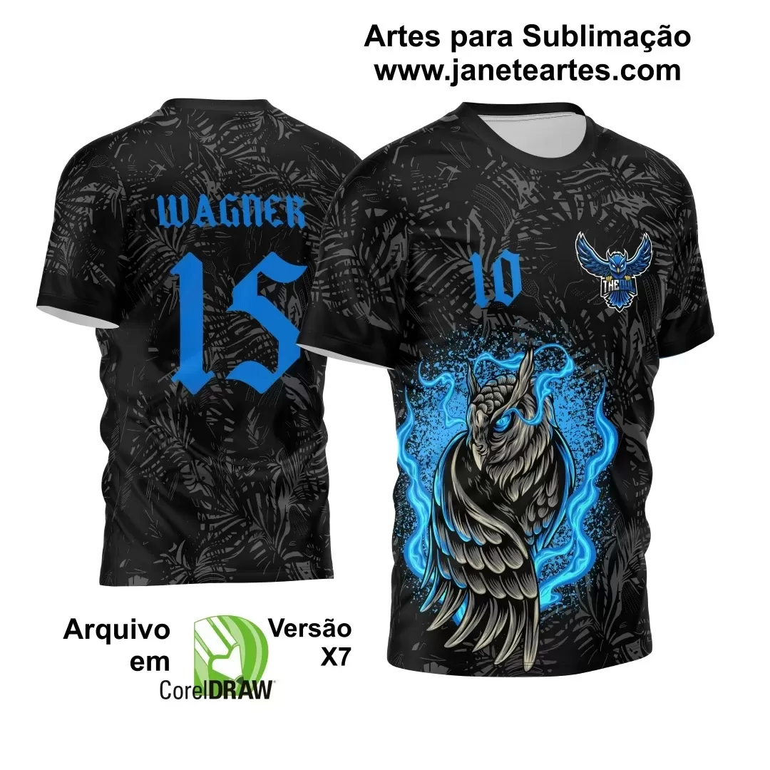 Arte Vetor Camisa InterClasse 2024 Coruja