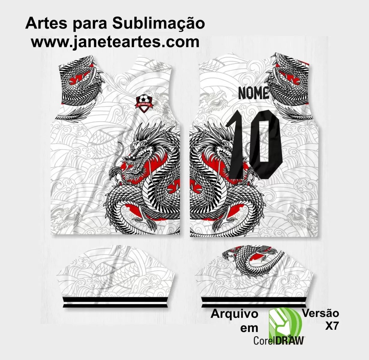 Arte Vetor Camisa Interclasse 2024