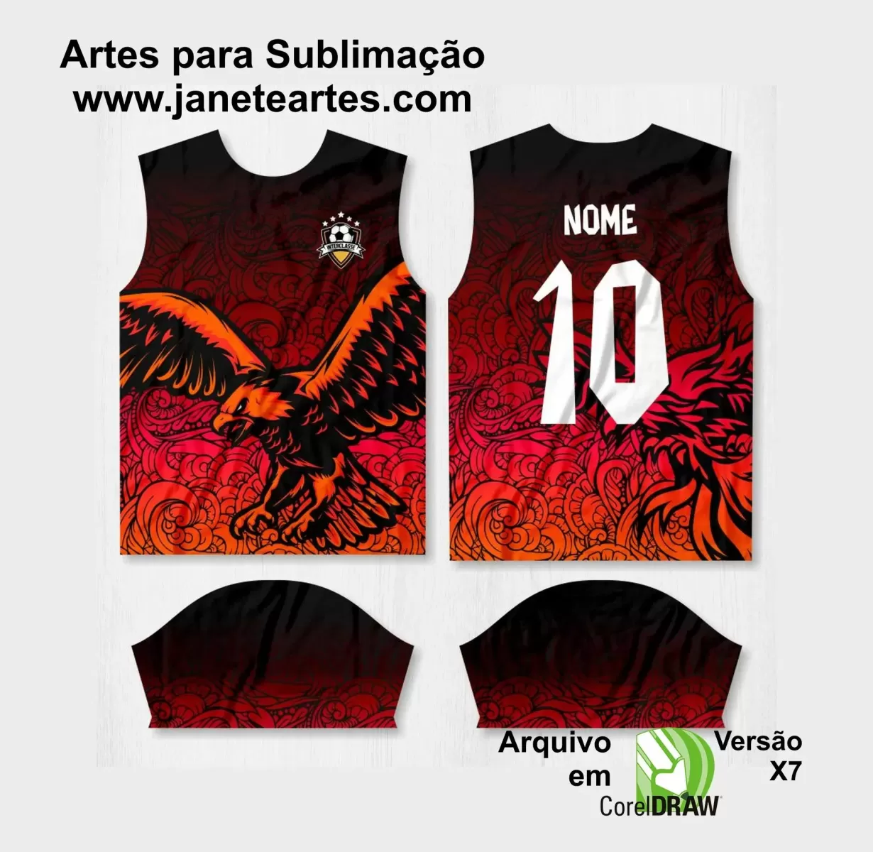 Arte Vetor Camisa Interclasse 2024