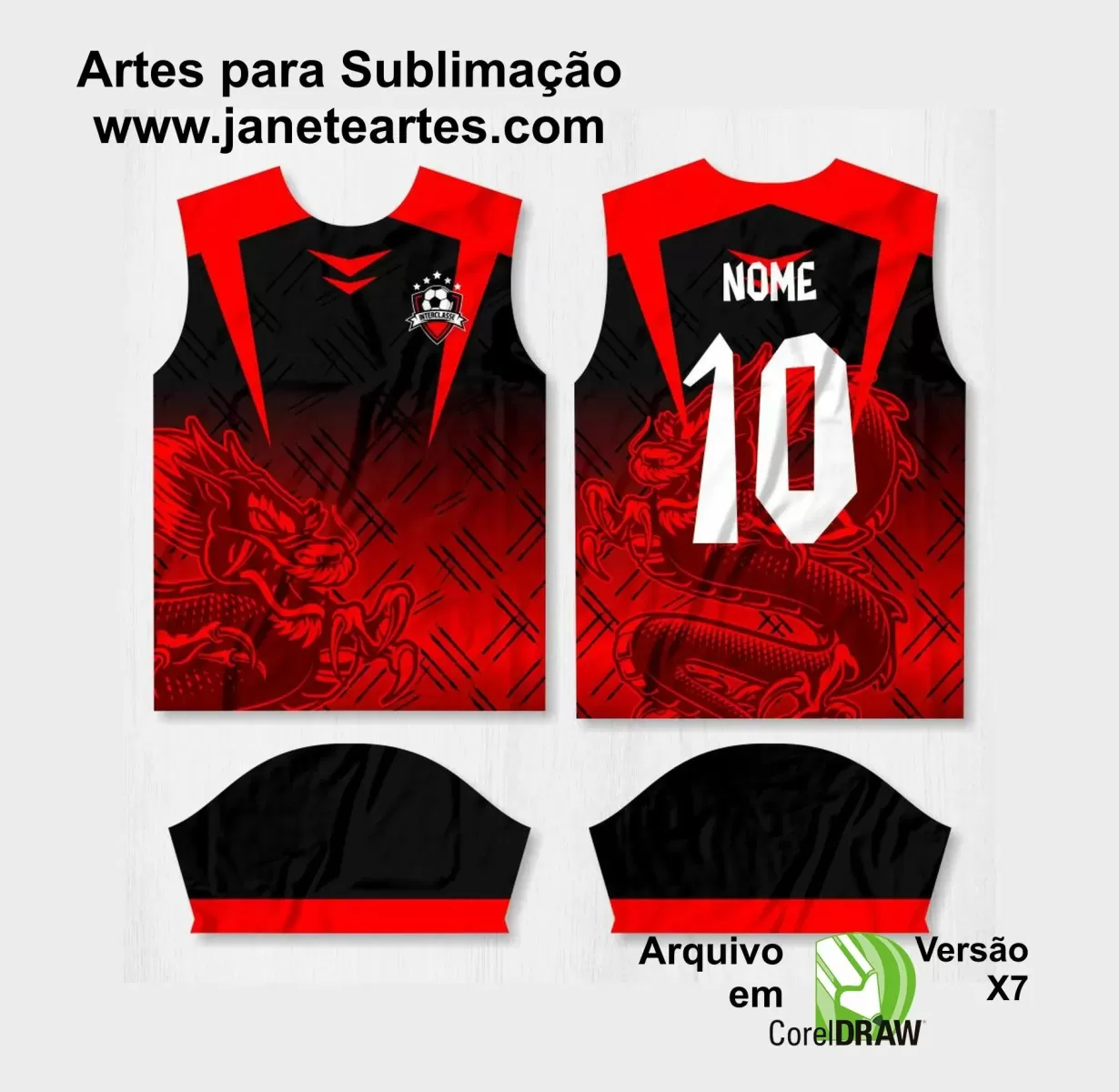 Arte Vetor Camisa Interclasse 2024