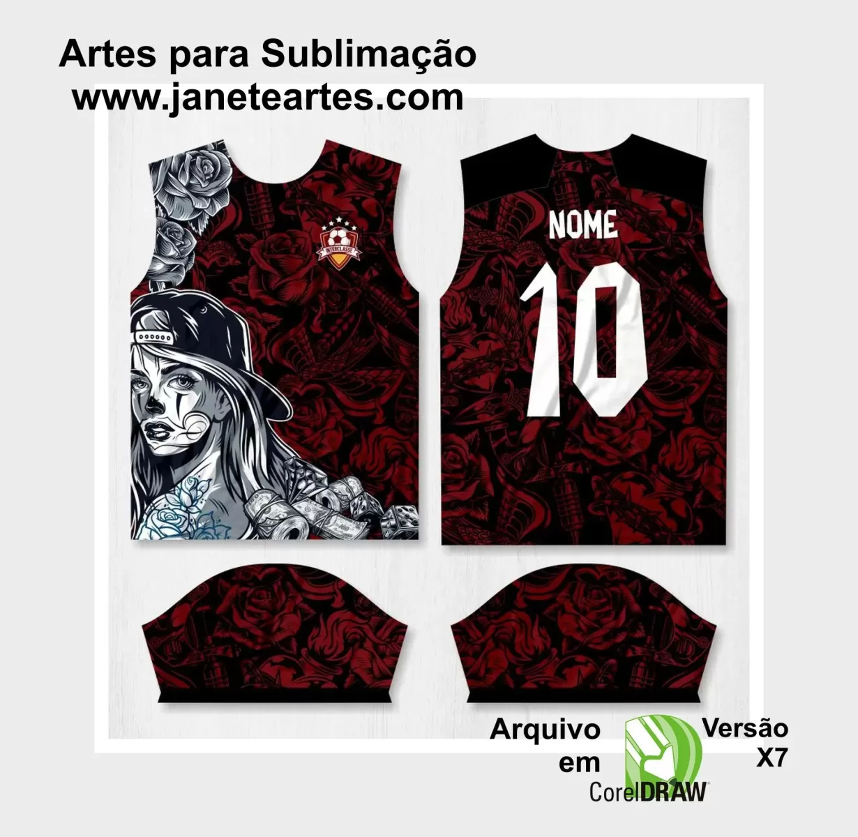 Arte Vetor Camisa Interclasse 2024