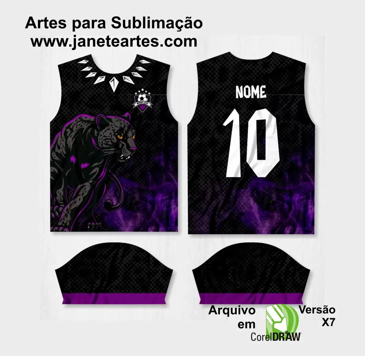 Arte Vetor Camisa Interclasse 2024