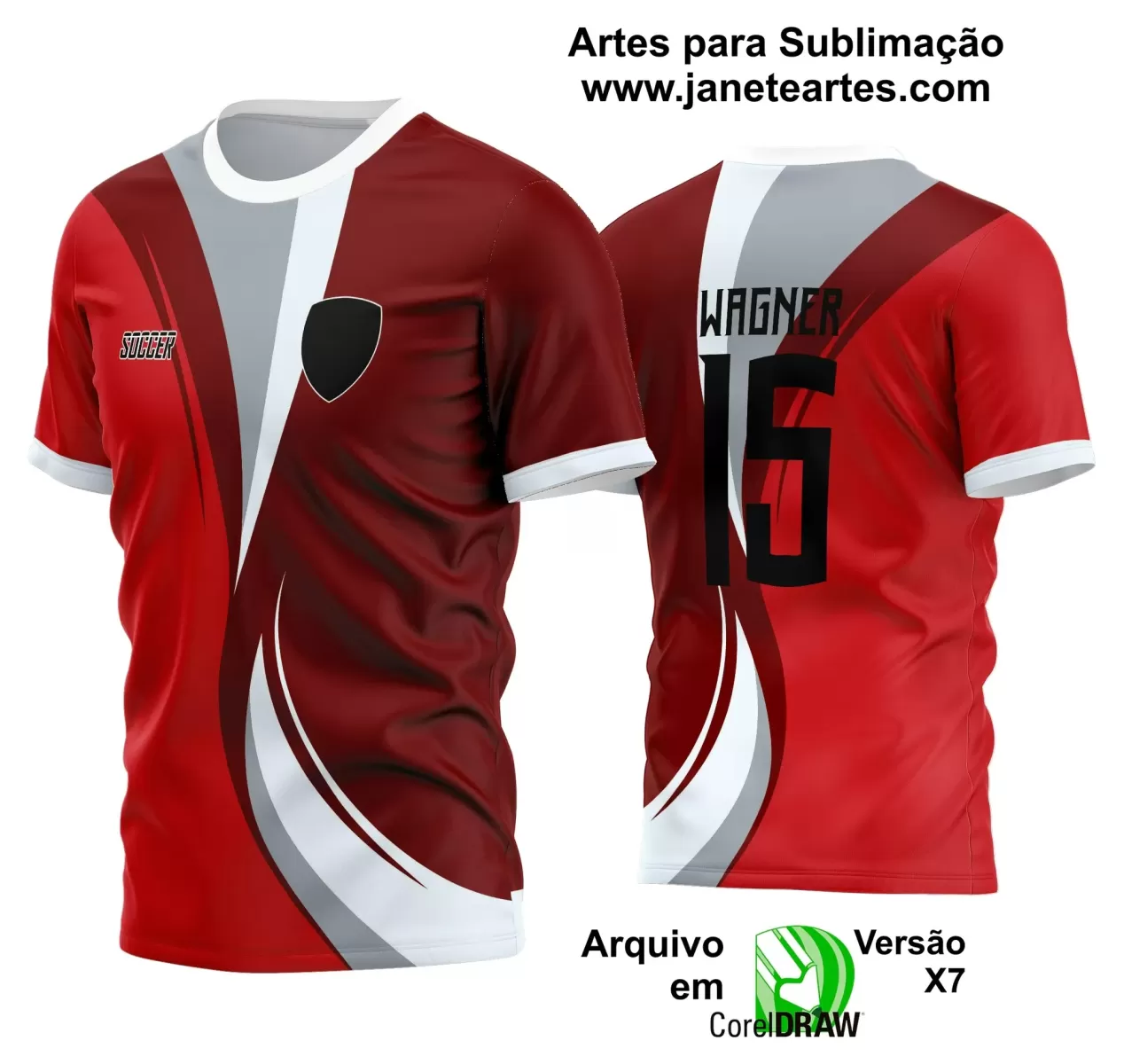 Arte Vetor Camisa - Interclasse 2024 - Jogos Internos 2024 - Time Amador - Futebol 2024