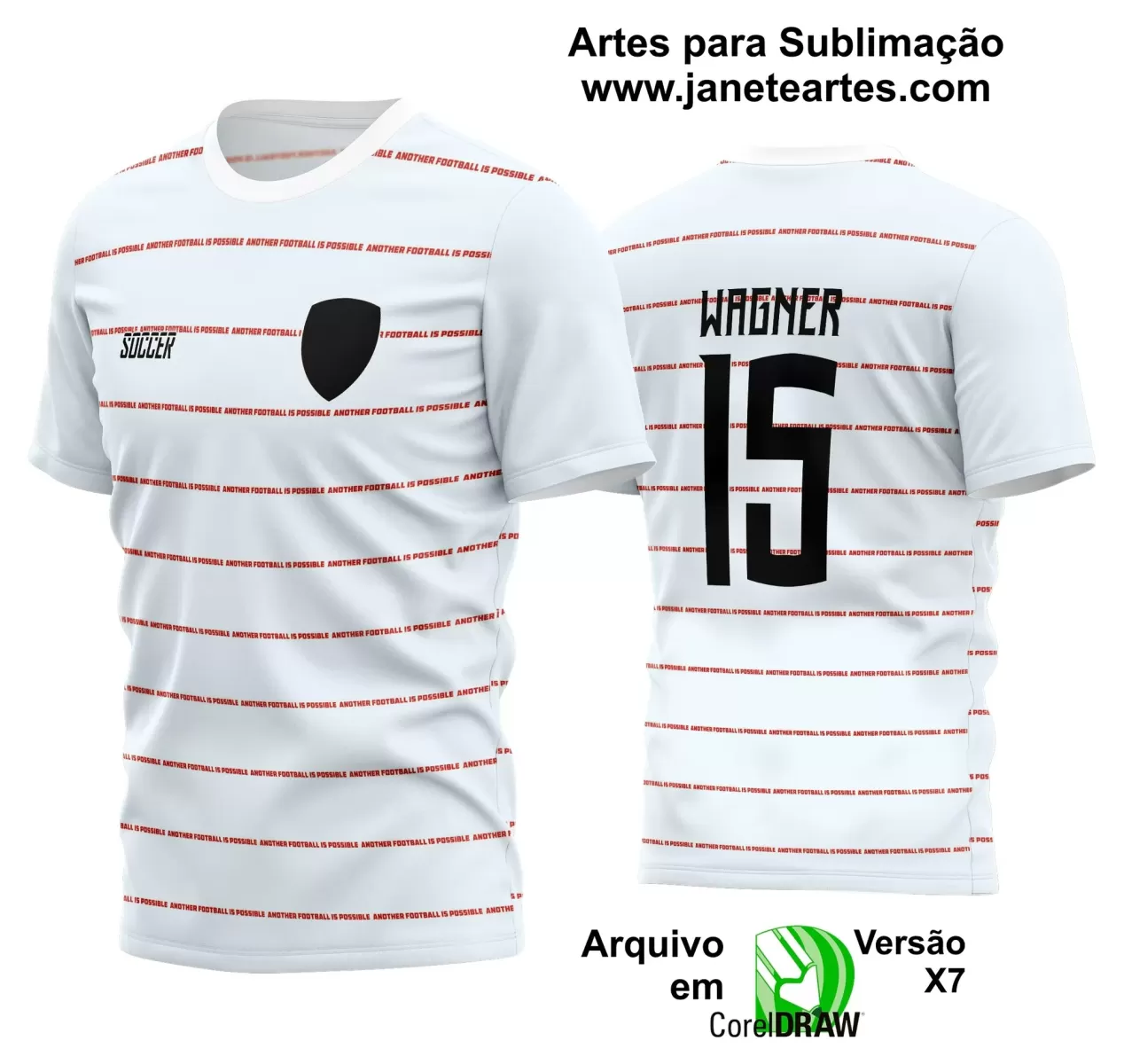 Arte Vetor Camisa - Interclasse 2024 - Jogos Internos 2024 - Time Amador - Futebol