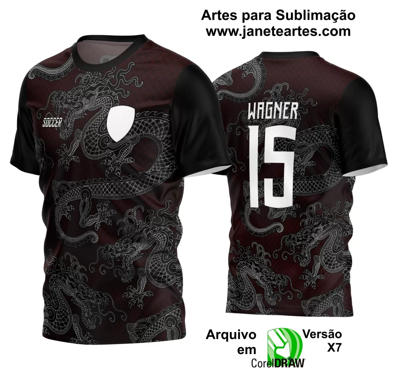 Arte Vetor Camisa - Interclasse 2024 - Jogos Internos 2024 - Time Amador - Futebol