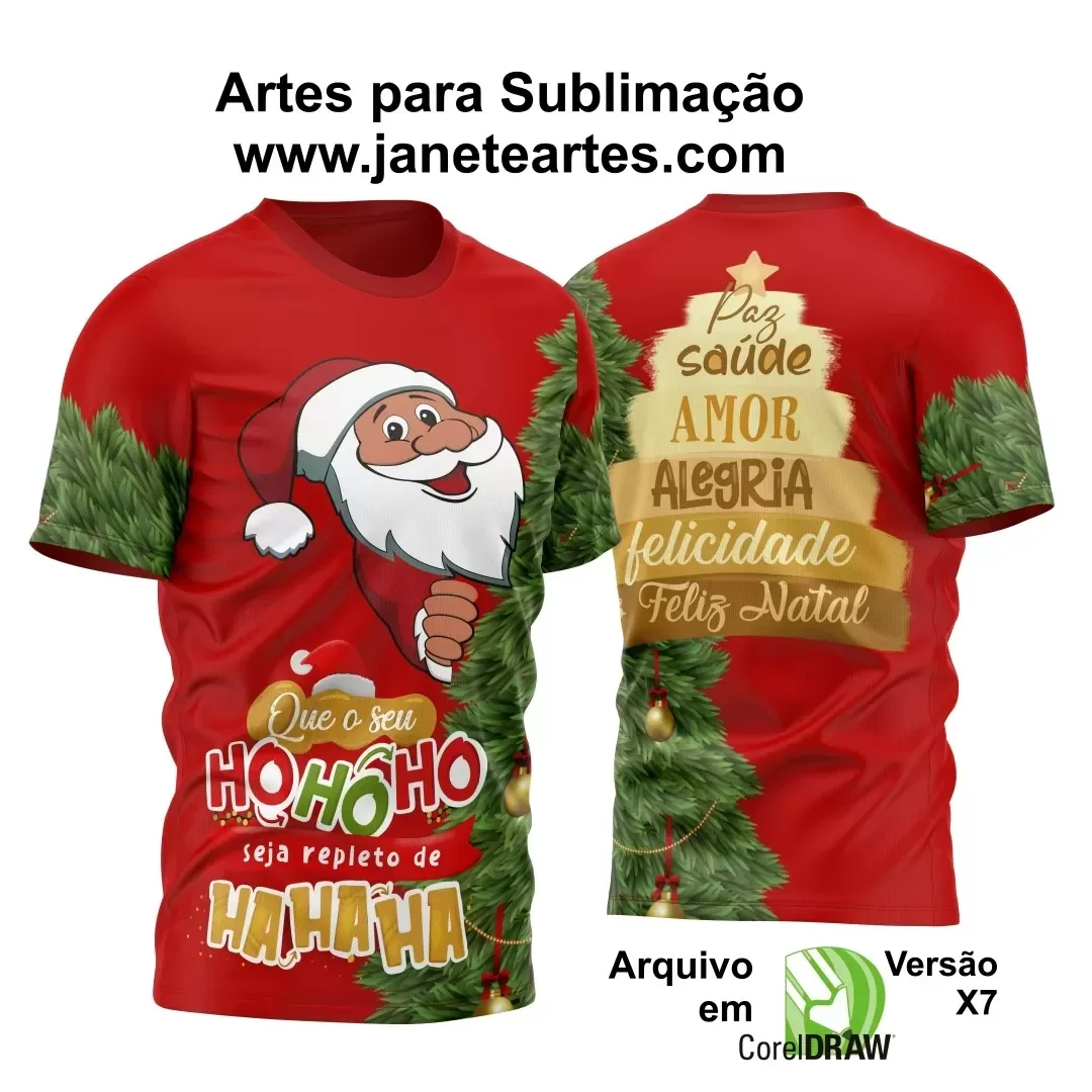 Arte Vetor - Camisa Natalina - Natal 2024 - Natal Família