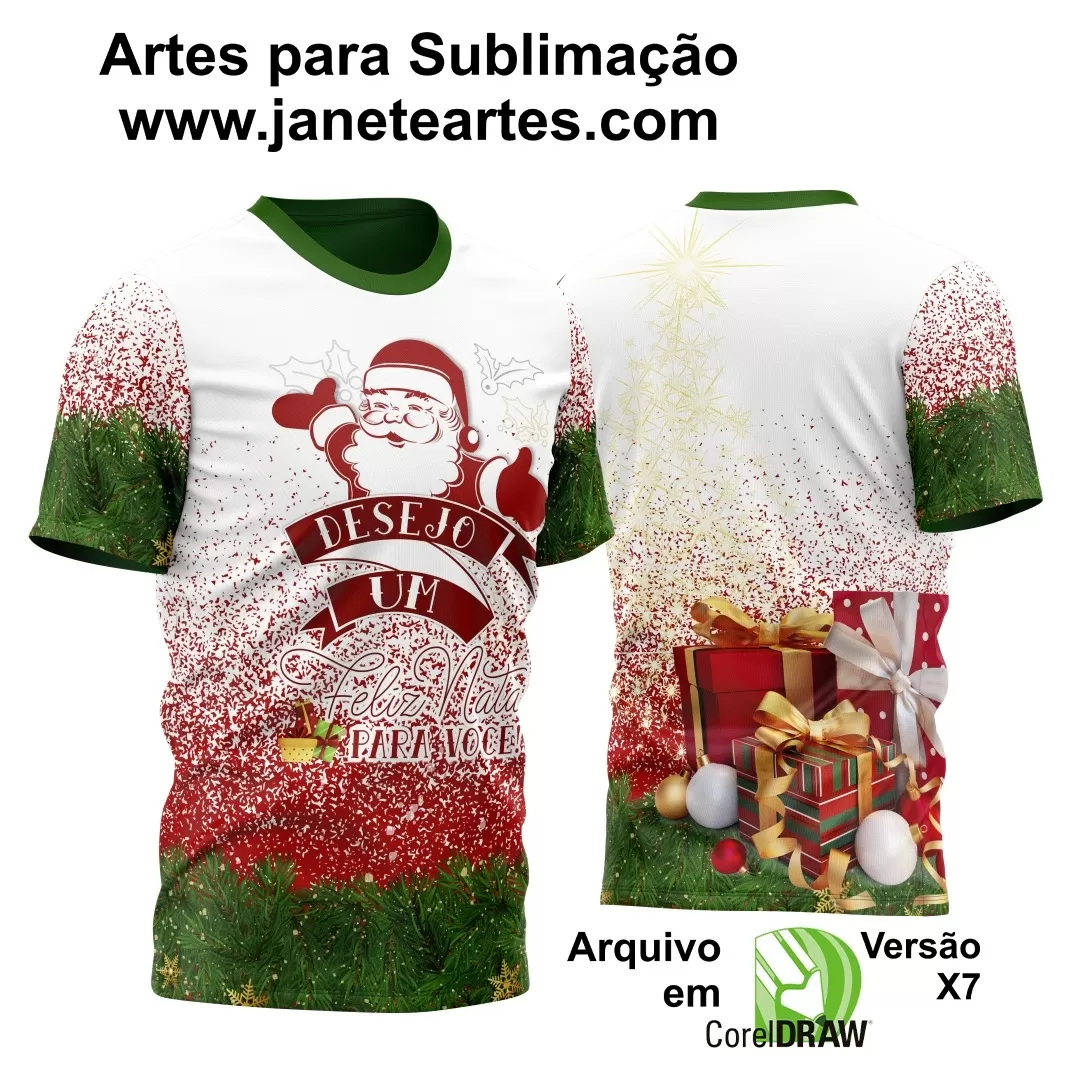 Arte Vetor - Camisa Natalina - Natal 2024 - Natal Família