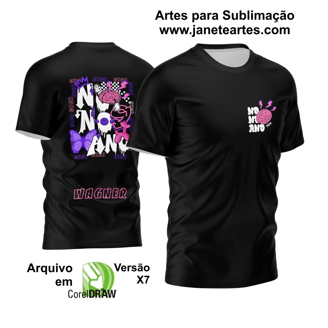 Arte Vetor Camisa Nono Ano 2024