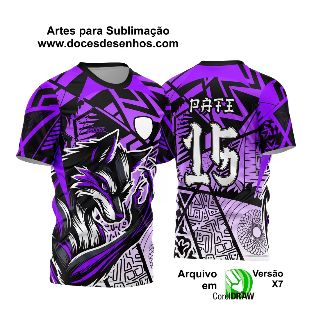 Arte Vetor - Camisa Personalizada de Interclasse - Raposa - 2024 - 2025