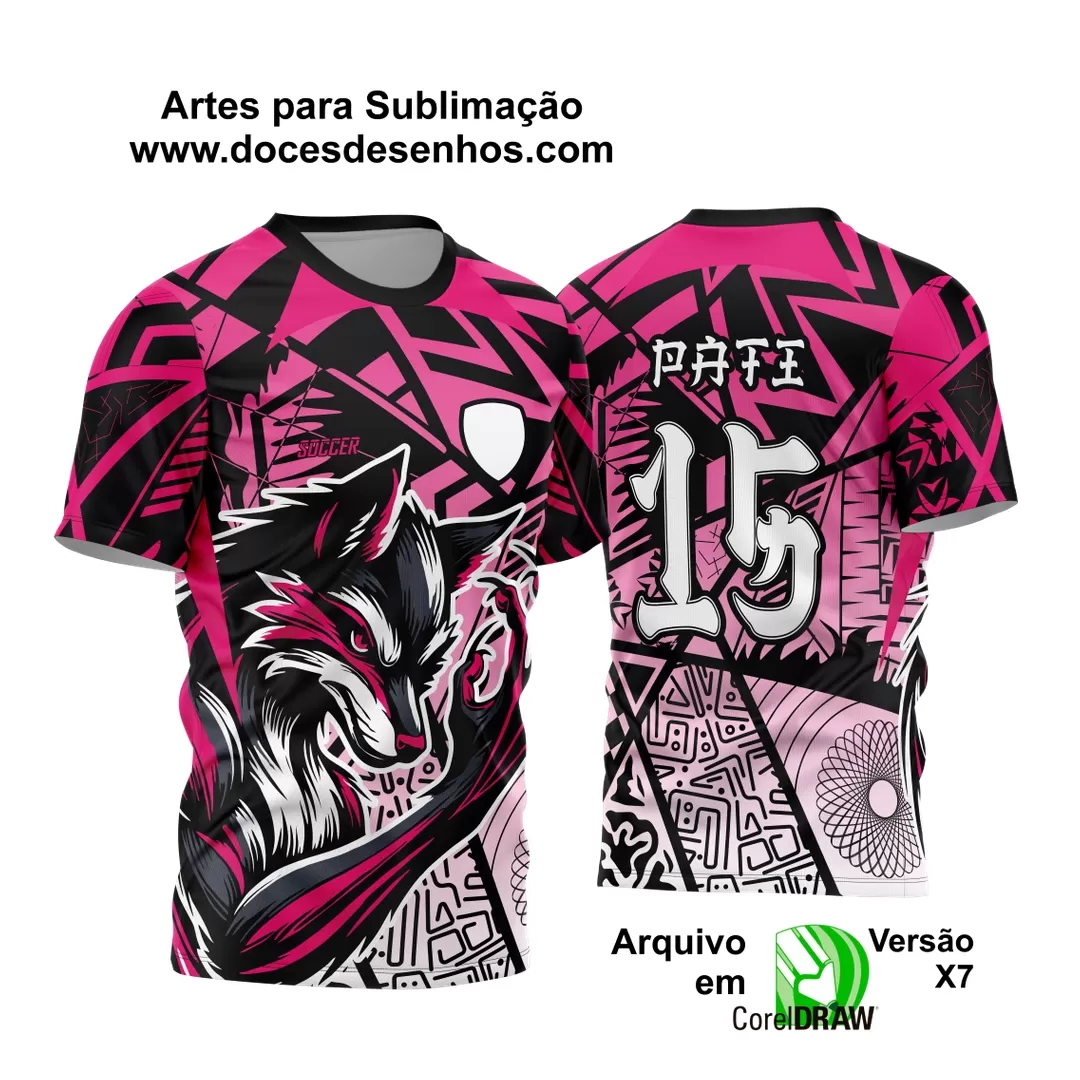 Arte Vetor - Camisa Personalizada de Interclasse - Raposa - 2024 - 2025