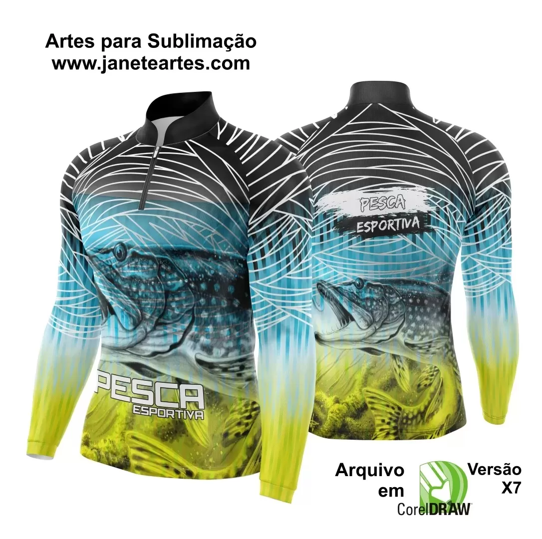 Arte Vetor - Camisa Pesca Esportiva  2024 - 2025