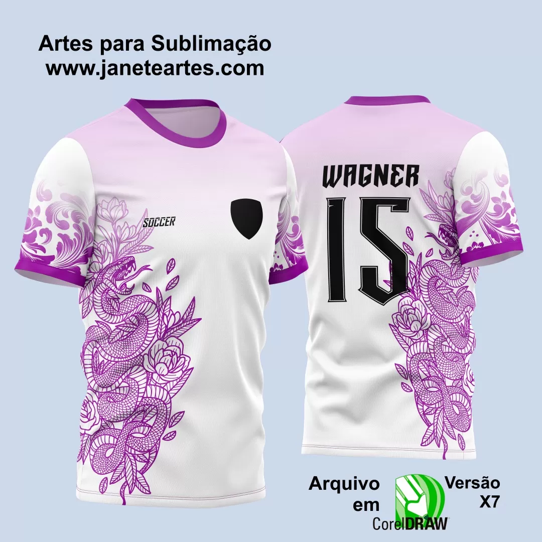 Arte Vetor - Camisa de Interclasse - Cobra - Serpente  2024-2025