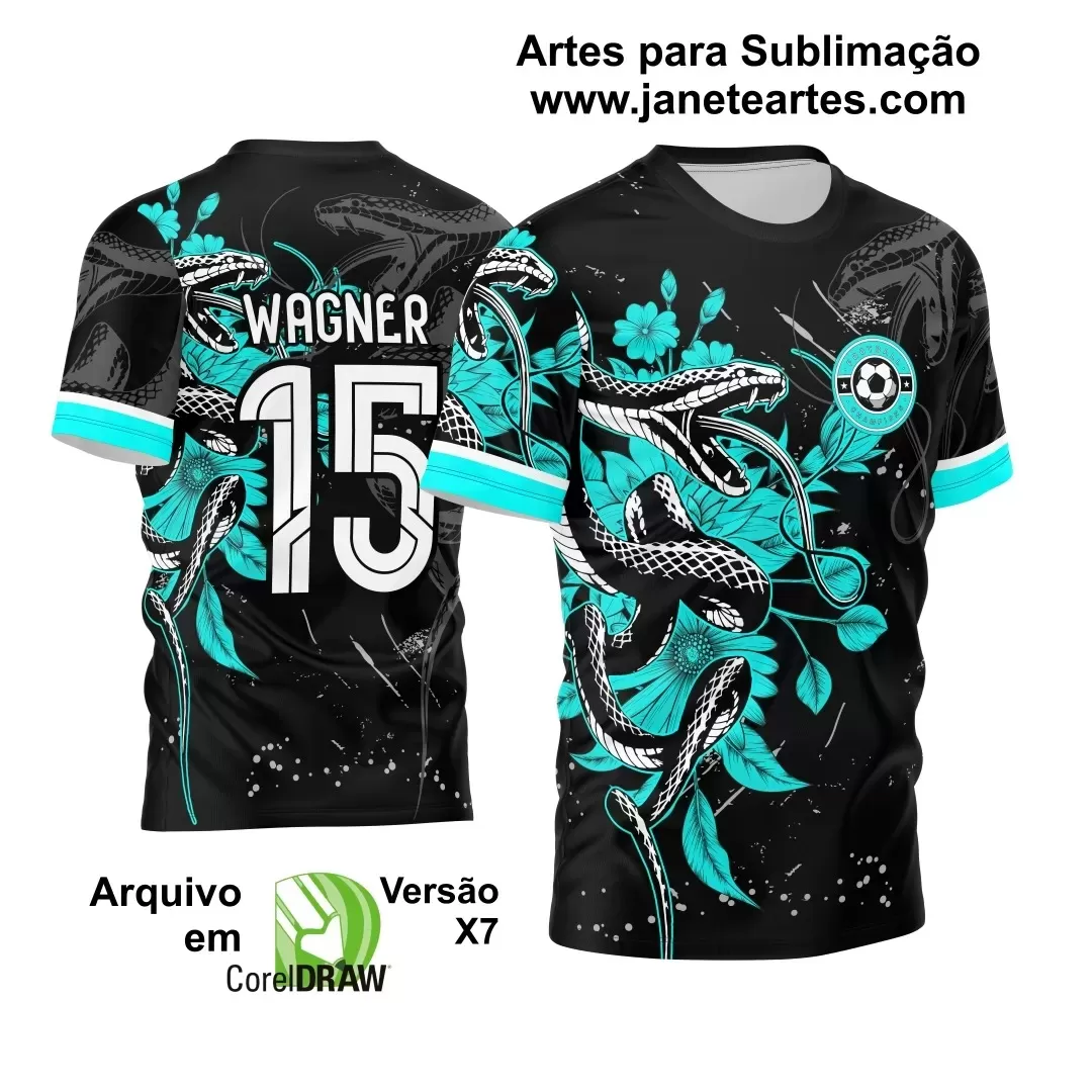 Arte Vetor - Camisa de Interclasse - Cobra - Serpente  2024-2025