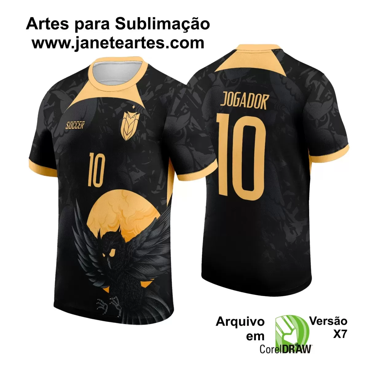 Arte Vetor - Camisa de Interclasse - Coruja - 2024 - 2025 