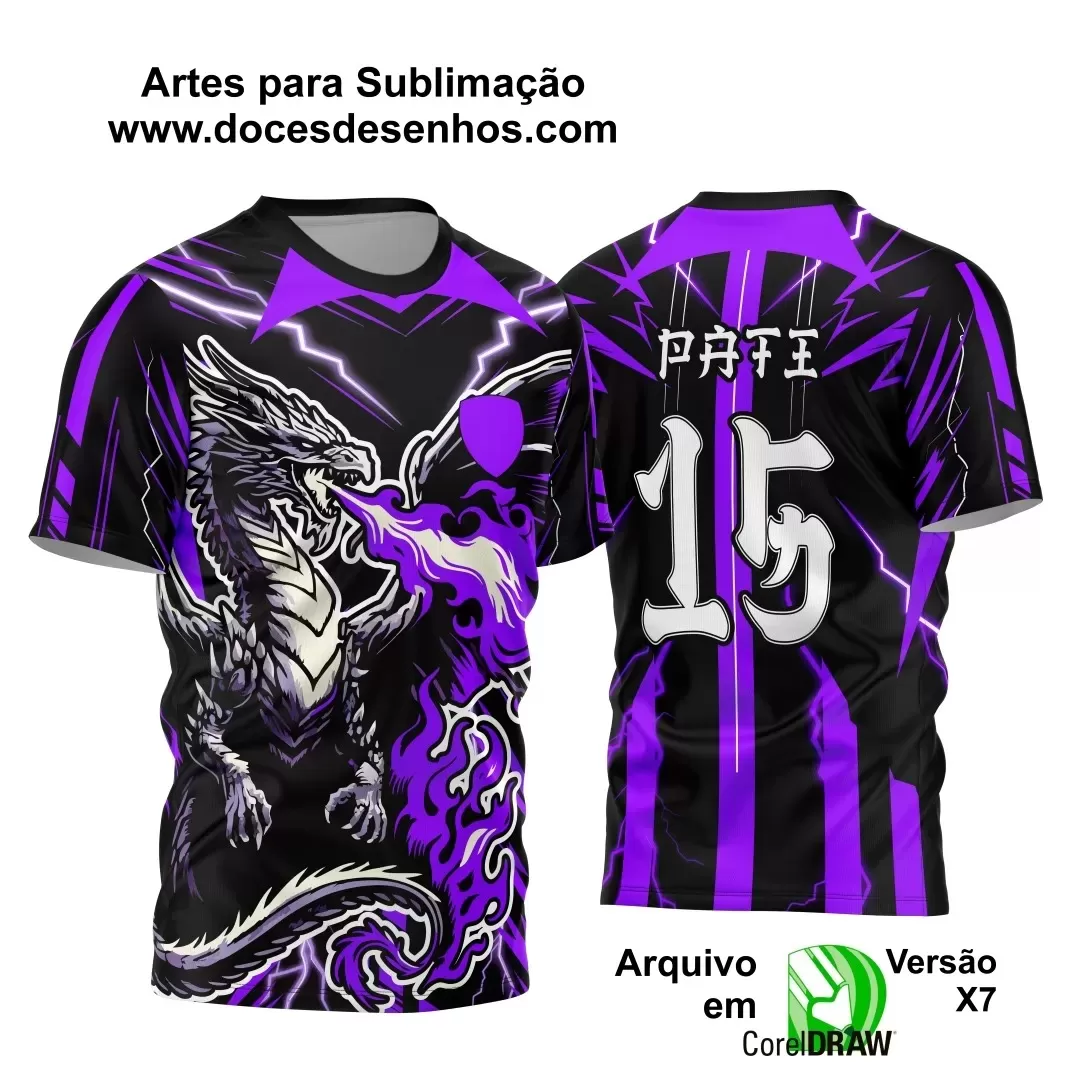 Arte Vetor - Camisa de Interclasse - Dragão 2024-2025