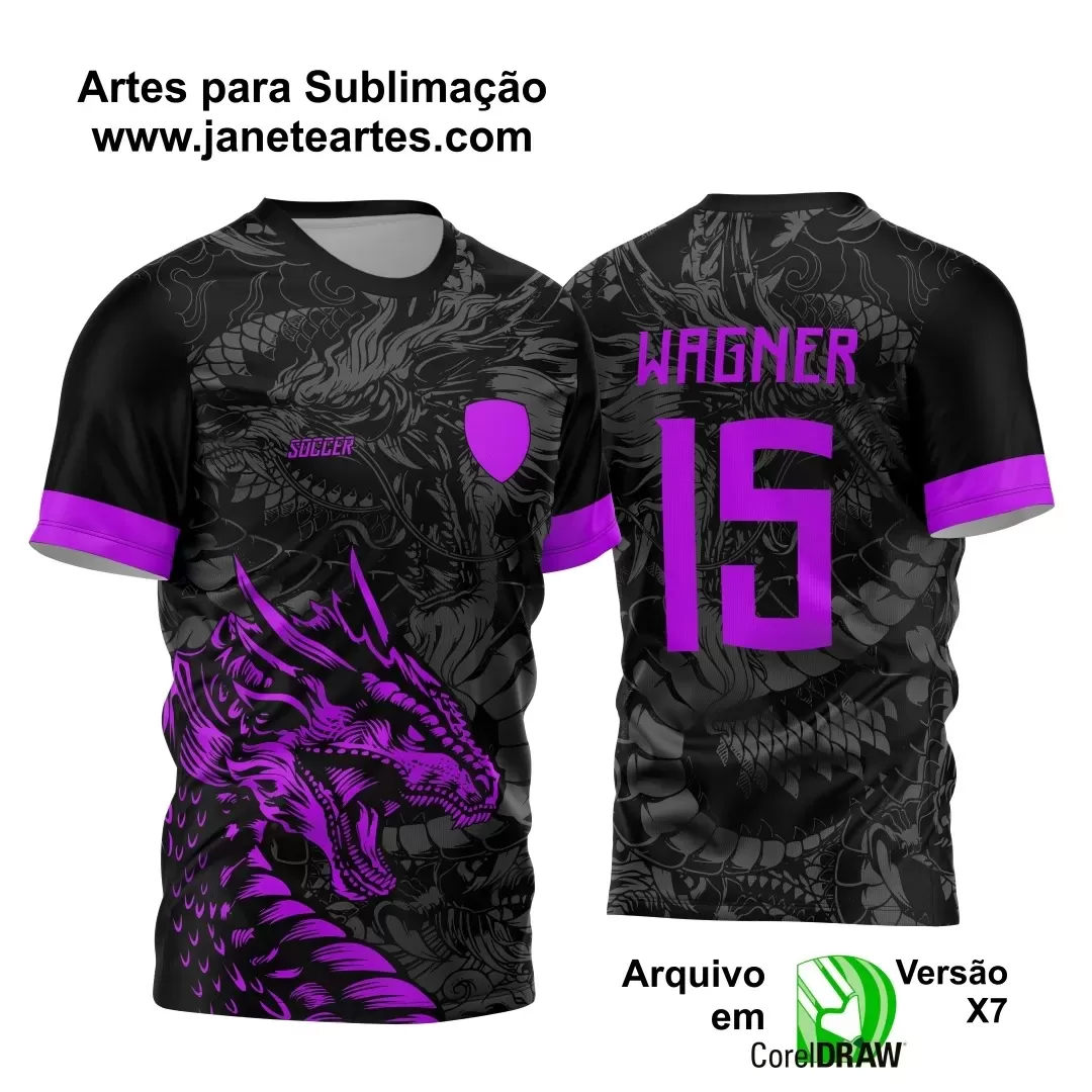 Arte Vetor - Camisa de Interclasse - Dragão 2024-2025