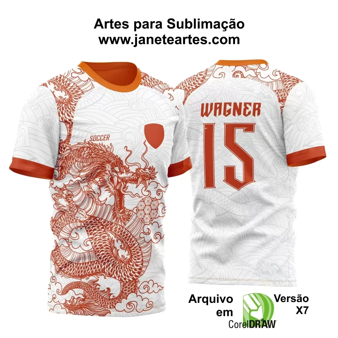 Arte Vetor - Camisa de Interclasse - Dragão 2024-2025