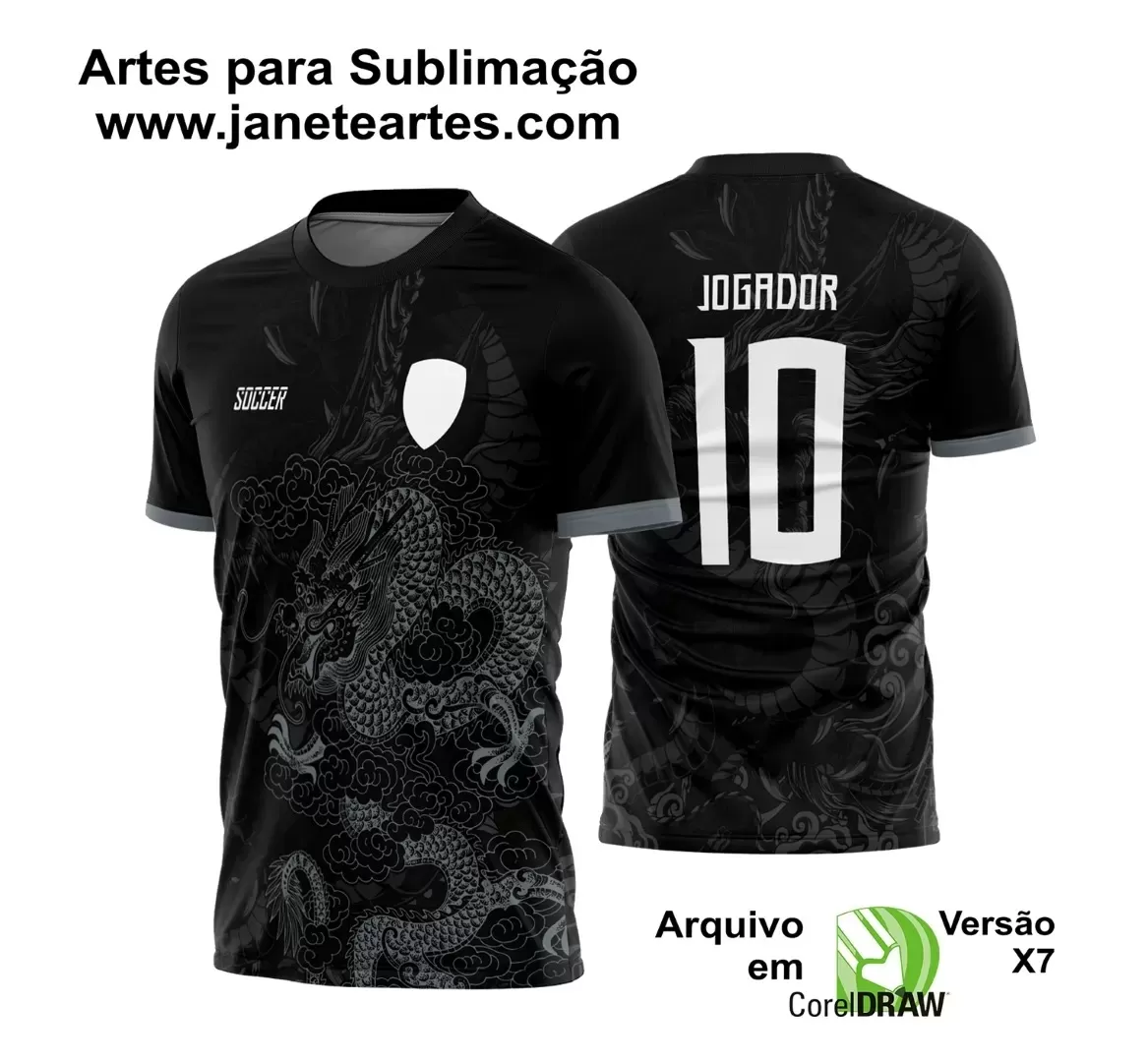 Arte Vetor - Camisa de Interclasse - Dragão 2024-2025