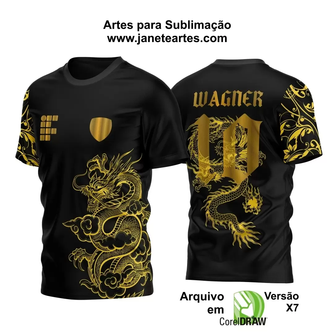 Arte Vetor - Camisa de Interclasse - Dragão 2024-2025