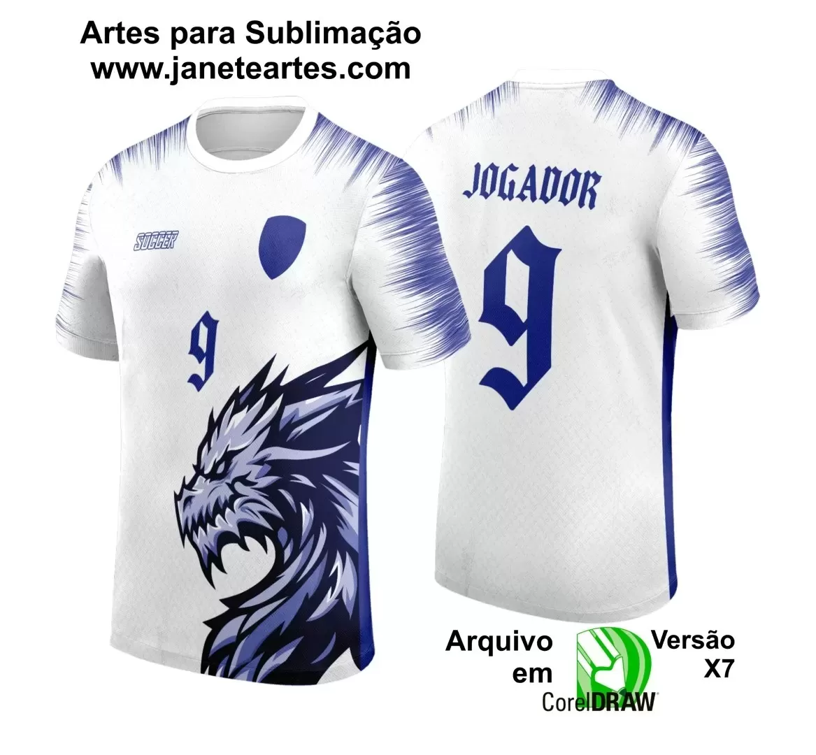 Arte Vetor - Camisa de Interclasse - Dragão 2024-2025