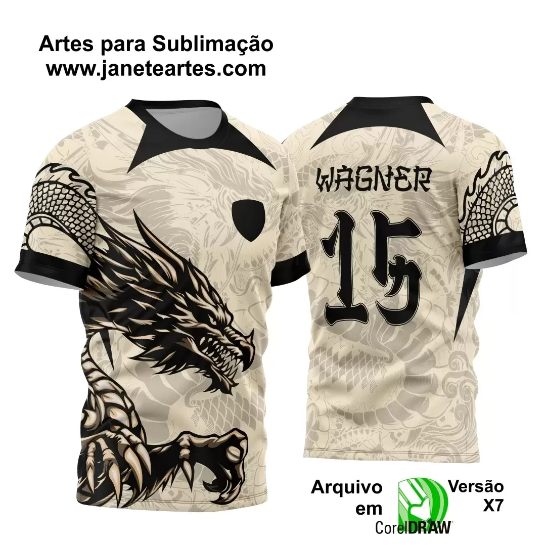 Arte Vetor - Camisa de Interclasse - Dragão 2024-2025