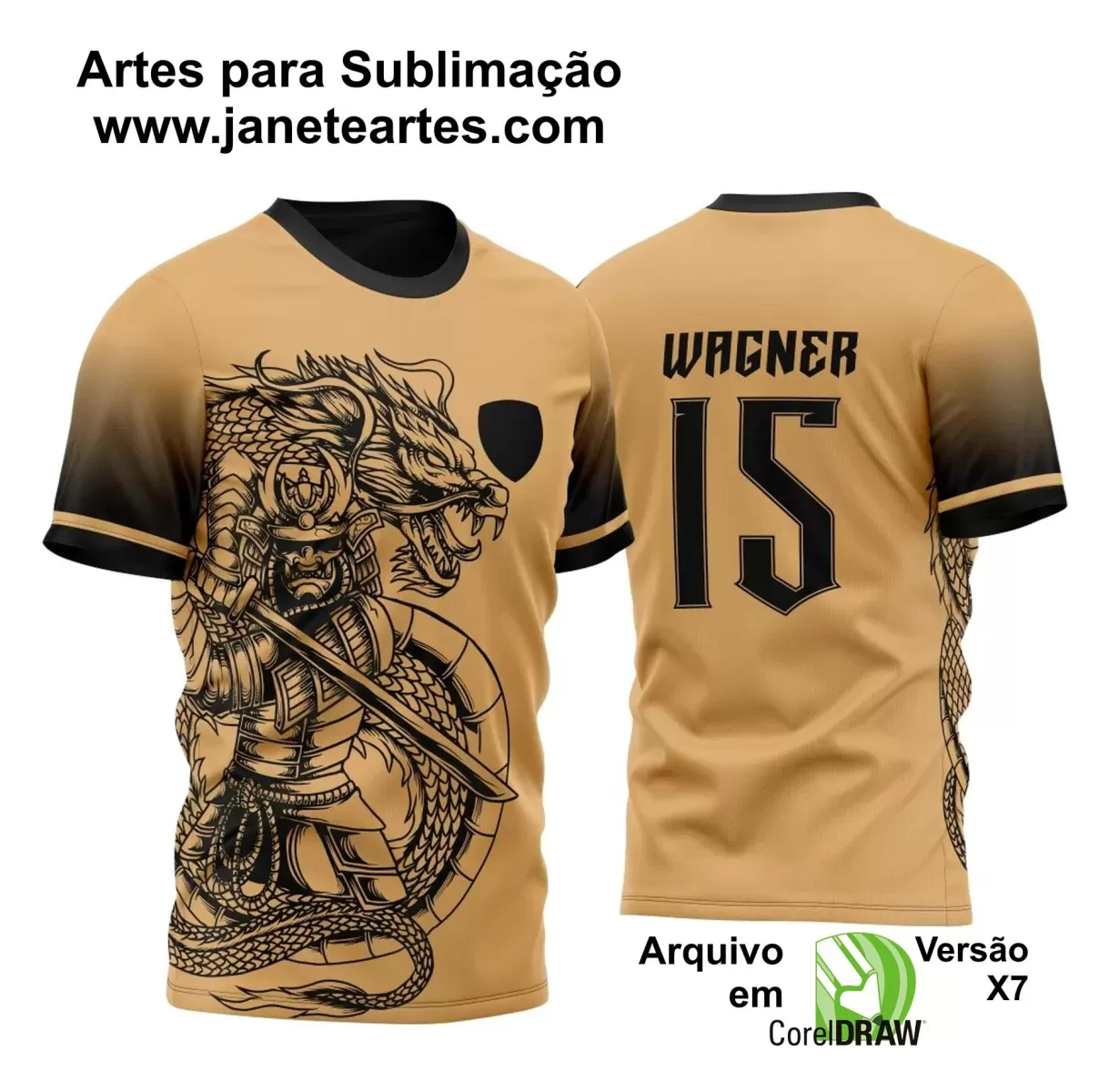 Arte Vetor - Camisa de Interclasse - Dragão 2024-2025